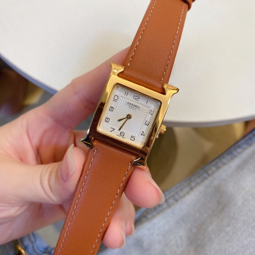 Cheap Hermes Watches For Women #1162820 Replica Wholesale [$25.00 USD] [ITEM#1162820] on Replica Hermes Watches