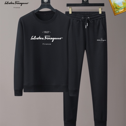 Cheap Salvatore Ferragamo Tracksuits Long Sleeved For Men #1162972 Replica Wholesale [$64.00 USD] [ITEM#1162972] on Replica Salvatore Ferragamo Tracksuits