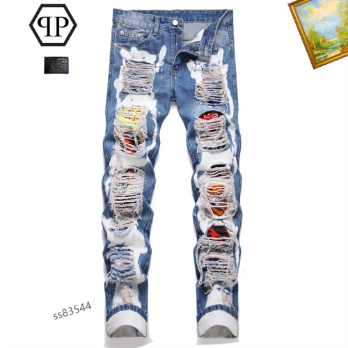 Cheap Philipp Plein PP Jeans For Men #1163014 Replica Wholesale [$48.00 USD] [ITEM#1163014] on Replica Philipp Plein PP Jeans