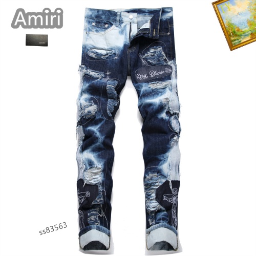 Cheap Amiri Jeans For Men #1163015 Replica Wholesale [$48.00 USD] [ITEM#1163015] on Replica Amiri Jeans