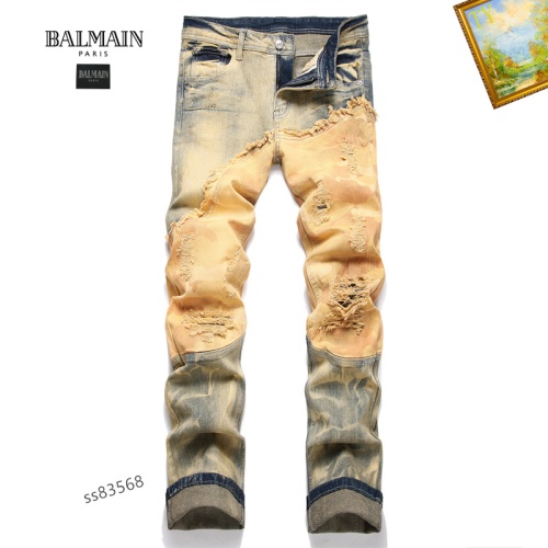 Cheap Balmain Jeans For Men #1163019 Replica Wholesale [$48.00 USD] [ITEM#1163019] on Replica Balmain Jeans