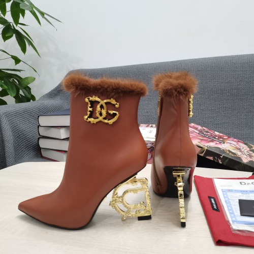 Cheap Dolce &amp; Gabbana D&amp;G Boots For Women #1163071 Replica Wholesale [$175.00 USD] [ITEM#1163071] on Replica Dolce &amp; Gabbana D&amp;G Boots