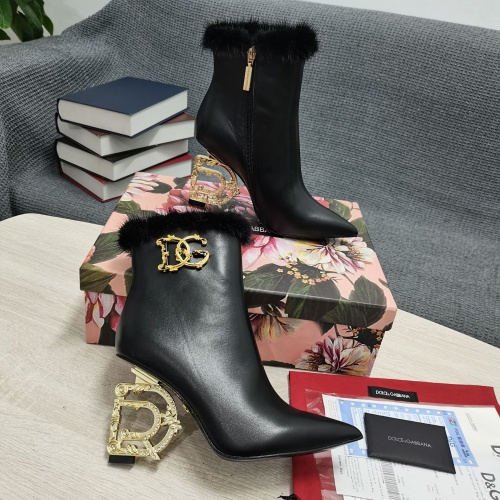 Cheap Dolce &amp; Gabbana D&amp;G Boots For Women #1163072 Replica Wholesale [$175.00 USD] [ITEM#1163072] on Replica Dolce &amp; Gabbana D&amp;G Boots