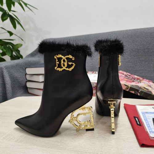 Cheap Dolce &amp; Gabbana D&amp;G Boots For Women #1163072 Replica Wholesale [$175.00 USD] [ITEM#1163072] on Replica Dolce &amp; Gabbana D&amp;G Boots