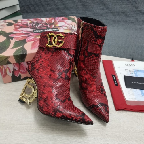 Cheap Dolce &amp; Gabbana D&amp;G Boots For Women #1163111 Replica Wholesale [$172.00 USD] [ITEM#1163111] on Replica Dolce &amp; Gabbana D&amp;G Boots