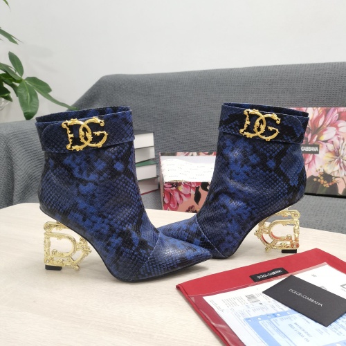 Cheap Dolce &amp; Gabbana D&amp;G Boots For Women #1163112 Replica Wholesale [$172.00 USD] [ITEM#1163112] on Replica Dolce &amp; Gabbana D&amp;G Boots