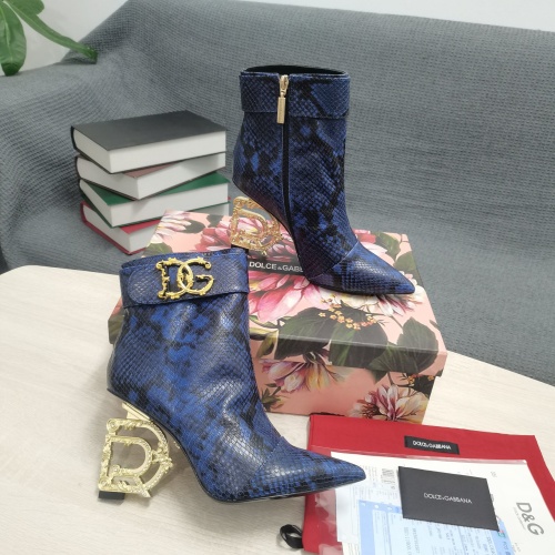 Cheap Dolce &amp; Gabbana D&amp;G Boots For Women #1163112 Replica Wholesale [$172.00 USD] [ITEM#1163112] on Replica Dolce &amp; Gabbana D&amp;G Boots