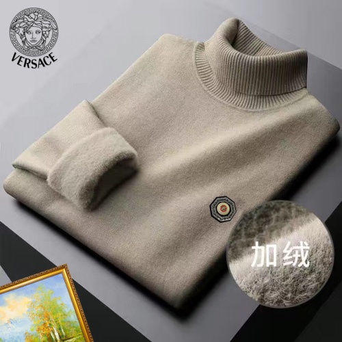 Cheap Versace Sweaters Long Sleeved For Men #1163147 Replica Wholesale [$48.00 USD] [ITEM#1163147] on Replica Versace Sweaters