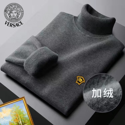 Cheap Versace Sweaters Long Sleeved For Men #1163151 Replica Wholesale [$48.00 USD] [ITEM#1163151] on Replica Versace Sweaters