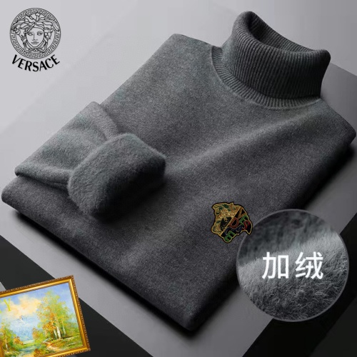 Cheap Versace Sweaters Long Sleeved For Men #1163155 Replica Wholesale [$48.00 USD] [ITEM#1163155] on Replica Versace Sweaters