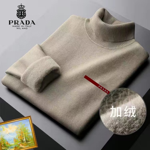 Cheap Prada Sweater Long Sleeved For Men #1163176 Replica Wholesale [$48.00 USD] [ITEM#1163176] on Replica Prada Sweater