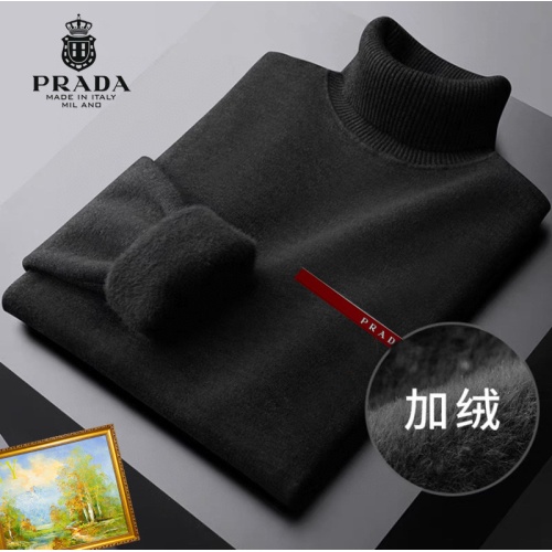 Cheap Prada Sweater Long Sleeved For Men #1163178 Replica Wholesale [$48.00 USD] [ITEM#1163178] on Replica Prada Sweater