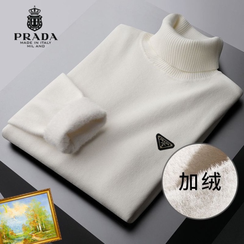 Cheap Prada Sweater Long Sleeved For Men #1163179 Replica Wholesale [$48.00 USD] [ITEM#1163179] on Replica Prada Sweater