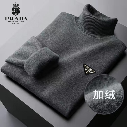 Cheap Prada Sweater Long Sleeved For Men #1163181 Replica Wholesale [$48.00 USD] [ITEM#1163181] on Replica Prada Sweater