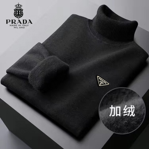 Cheap Prada Sweater Long Sleeved For Men #1163182 Replica Wholesale [$48.00 USD] [ITEM#1163182] on Replica Prada Sweater