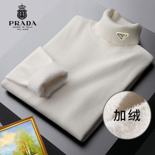 Cheap Prada Sweater Long Sleeved For Men #1163183 Replica Wholesale [$48.00 USD] [ITEM#1163183] on Replica Prada Sweater