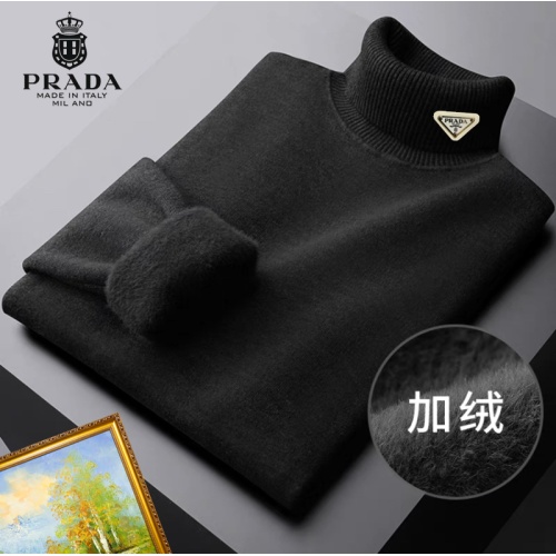 Cheap Prada Sweater Long Sleeved For Men #1163186 Replica Wholesale [$48.00 USD] [ITEM#1163186] on Replica Prada Sweater