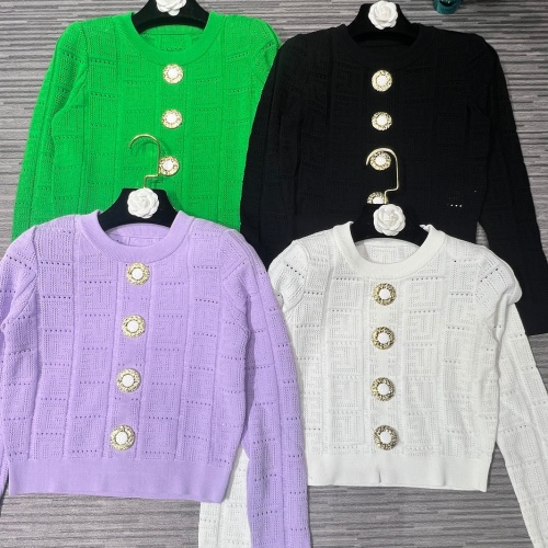 Cheap Balmain Sweaters Long Sleeved For Women #1163306 Replica Wholesale [$80.00 USD] [ITEM#1163306] on Replica Balmain Sweaters