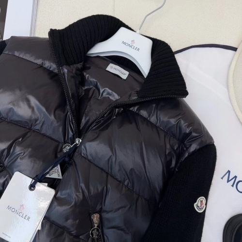 Cheap Moncler Down Feather Coat Long Sleeved For Women #1163332 Replica Wholesale [$122.00 USD] [ITEM#1163332] on Replica Moncler Down Feather Coat