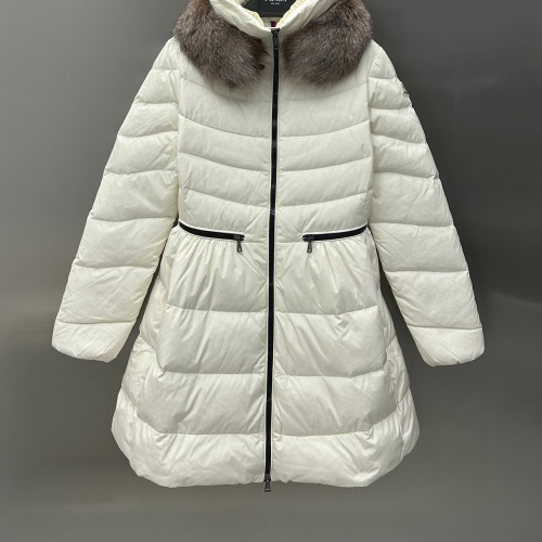 Cheap Moncler Down Feather Coat Long Sleeved For Women #1163340 Replica Wholesale [$140.00 USD] [ITEM#1163340] on Replica Moncler Down Feather Coat