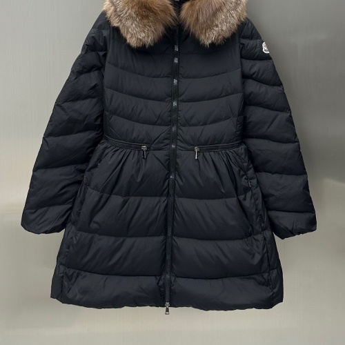 Cheap Moncler Down Feather Coat Long Sleeved For Women #1163341 Replica Wholesale [$140.00 USD] [ITEM#1163341] on Replica Moncler Down Feather Coat