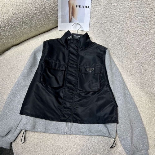 Cheap Prada Tracksuits Long Sleeved For Women #1163366 Replica Wholesale [$108.00 USD] [ITEM#1163366] on Replica Prada Tracksuits