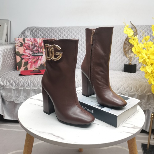 Cheap Dolce &amp; Gabbana D&amp;G Boots For Women #1163370 Replica Wholesale [$160.00 USD] [ITEM#1163370] on Replica Dolce &amp; Gabbana D&amp;G Boots