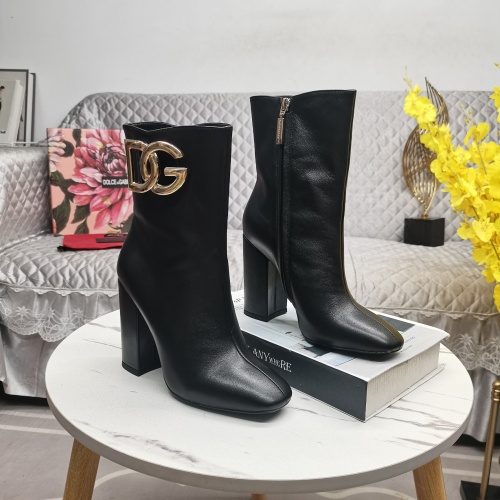 Cheap Dolce &amp; Gabbana D&amp;G Boots For Women #1163371 Replica Wholesale [$160.00 USD] [ITEM#1163371] on Replica Dolce &amp; Gabbana D&amp;G Boots