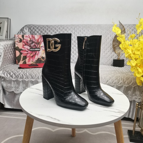 Cheap Dolce &amp; Gabbana D&amp;G Boots For Women #1163375 Replica Wholesale [$160.00 USD] [ITEM#1163375] on Replica Dolce &amp; Gabbana D&amp;G Boots