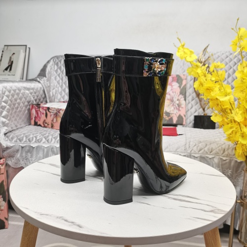 Cheap Dolce &amp; Gabbana D&amp;G Boots For Women #1163379 Replica Wholesale [$160.00 USD] [ITEM#1163379] on Replica Dolce &amp; Gabbana D&amp;G Boots