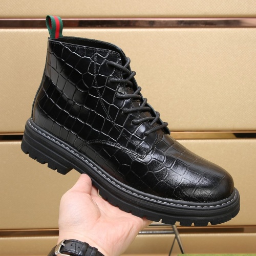 Cheap Gucci Boots For Men #1163438 Replica Wholesale [$105.00 USD] [ITEM#1163438] on Replica Gucci Boots