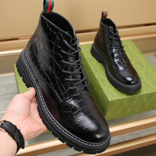 Cheap Gucci Boots For Men #1163438 Replica Wholesale [$105.00 USD] [ITEM#1163438] on Replica Gucci Boots