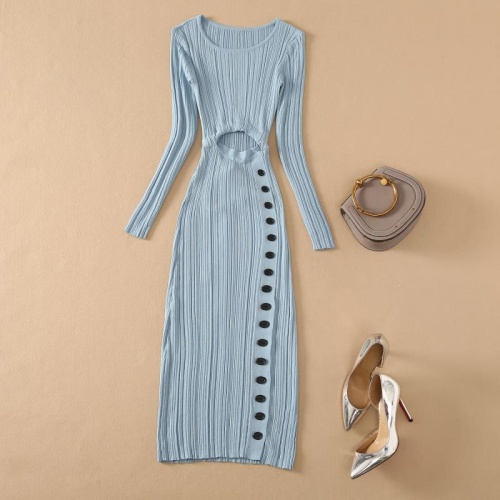 Cheap Balmain Dresses Long Sleeved For Women #1163441 Replica Wholesale [$108.00 USD] [ITEM#1163441] on Replica Balmain Dresses