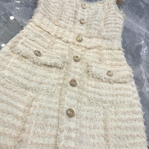 Cheap Balmain Dresses Sleeveless For Women #1163442 Replica Wholesale [$118.00 USD] [ITEM#1163442] on Replica Balmain Dresses