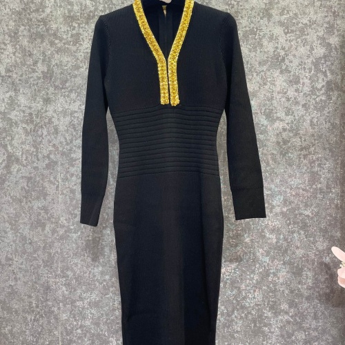 Cheap Balmain Dresses Long Sleeved For Women #1163448 Replica Wholesale [$125.00 USD] [ITEM#1163448] on Replica Balmain Dresses