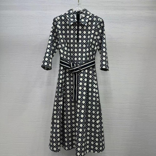 Cheap Christian Dior Dresses Middle Sleeved For Women #1163461 Replica Wholesale [$132.00 USD] [ITEM#1163461] on Replica Christian Dior Dresses
