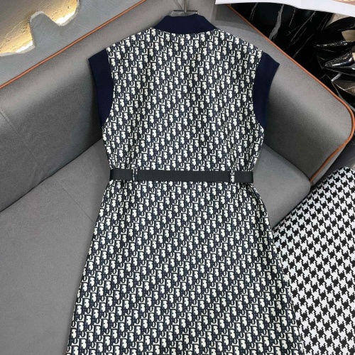 Cheap Christian Dior Dresses Sleeveless For Women #1163462 Replica Wholesale [$96.00 USD] [ITEM#1163462] on Replica Christian Dior Dresses