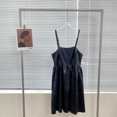 Cheap Louis Vuitton LV Dresses Sleeveless For Women #1163468 Replica Wholesale [$80.00 USD] [ITEM#1163468] on Replica Louis Vuitton LV Dresses