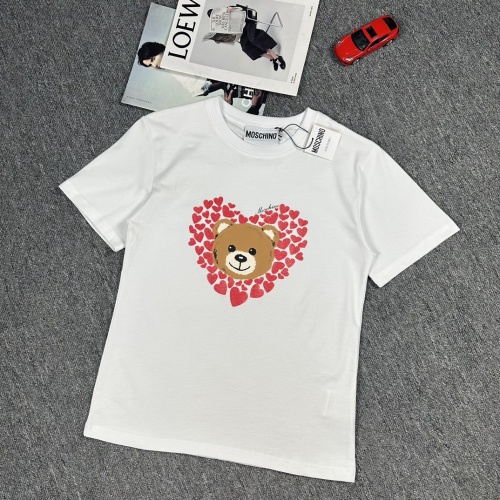 Cheap Moschino T-Shirts Short Sleeved For Women #1163535 Replica Wholesale [$52.00 USD] [ITEM#1163535] on Replica Moschino T-Shirts