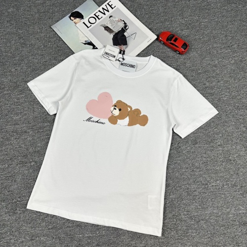 Cheap Moschino T-Shirts Short Sleeved For Women #1163537 Replica Wholesale [$52.00 USD] [ITEM#1163537] on Replica Moschino T-Shirts