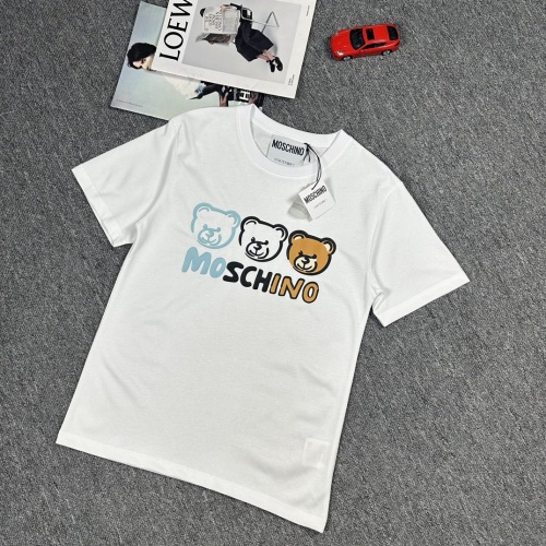 Cheap Moschino T-Shirts Short Sleeved For Women #1163546 Replica Wholesale [$52.00 USD] [ITEM#1163546] on Replica Moschino T-Shirts