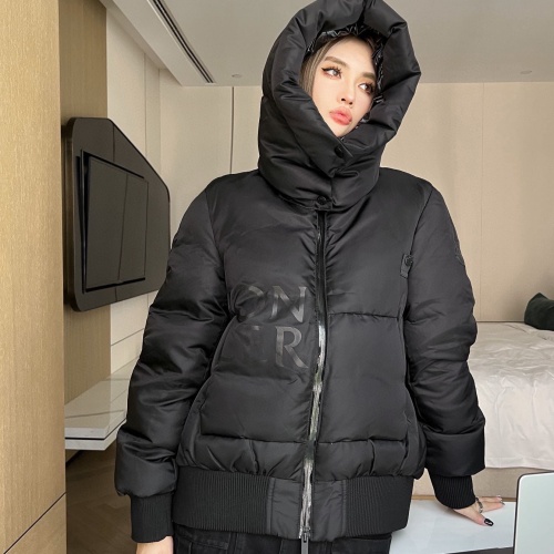 Cheap Moncler Down Feather Coat Long Sleeved For Women #1163576 Replica Wholesale [$140.00 USD] [ITEM#1163576] on Replica Moncler Down Feather Coat