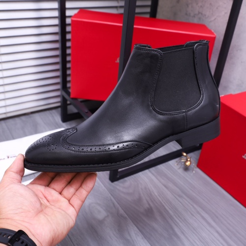 Cheap Salvatore Ferragamo Boots For Men #1163594 Replica Wholesale [$92.00 USD] [ITEM#1163594] on Replica Salvatore Ferragamo Boots