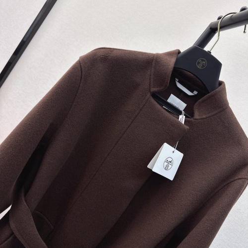 Cheap Hermes Coat Long Sleeved For Women #1163606 Replica Wholesale [$459.50 USD] [ITEM#1163606] on Replica Hermes Coat