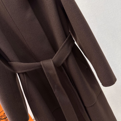 Cheap Hermes Coat Long Sleeved For Women #1163606 Replica Wholesale [$459.50 USD] [ITEM#1163606] on Replica Hermes Coat