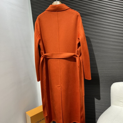 Cheap Hermes Coat Long Sleeved For Women #1163610 Replica Wholesale [$393.39 USD] [ITEM#1163610] on Replica Hermes Coat