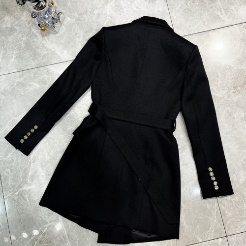 Cheap Balmain Coat Long Sleeved For Women #1163615 Replica Wholesale [$172.00 USD] [ITEM#1163615] on Replica Balmain Jackets