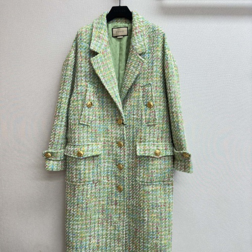 Cheap Gucci Coat Long Sleeved For Women #1163627 Replica Wholesale [$225.00 USD] [ITEM#1163627] on Replica Gucci Coat