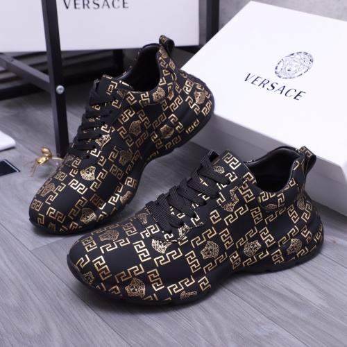 Cheap Versace Casual Shoes For Men #1163638 Replica Wholesale [$96.00 USD] [ITEM#1163638] on Replica Versace Casual Shoes