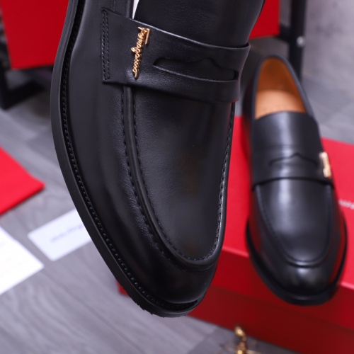 Cheap Salvatore Ferragamo Leather Shoes For Men #1163673 Replica Wholesale [$82.00 USD] [ITEM#1163673] on Replica Salvatore Ferragamo Leather Shoes